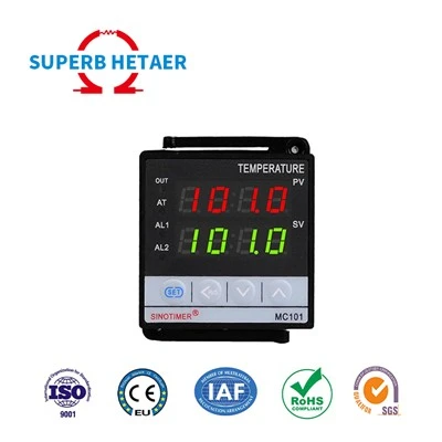 Universele invoervormtemperatuurregelaar